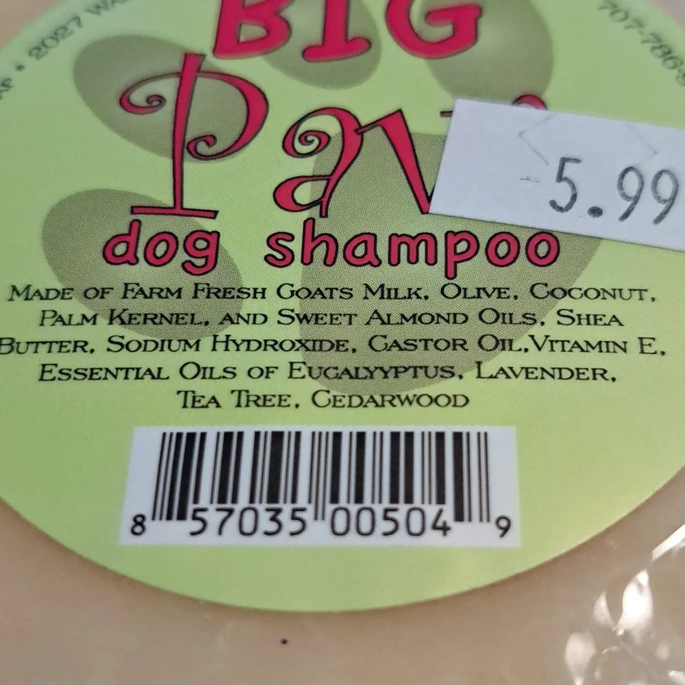 Paw-Shaped Dog Shampoo/ BUNDLE ONLY 2 OR MORE ITEMS